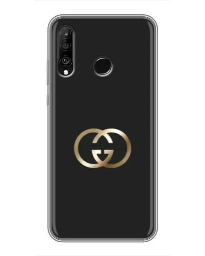Чехол для Huawei P30 Lite / Nova 4e с картинкой «Минимализм Gucci»