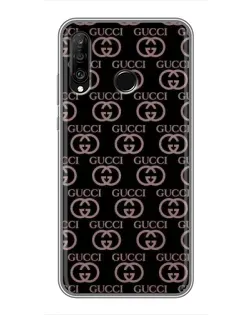 Чехол для Huawei P30 Lite / Nova 4e с картинкой «Классическая монограмма Gucci»