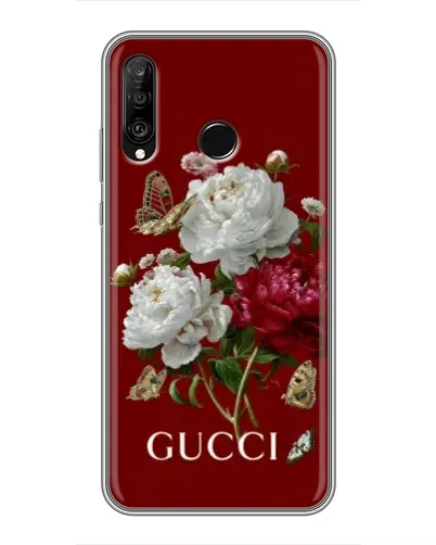 Чехол для Huawei P30 Lite / Nova 4e с картинкой «Gucci —  сад»
