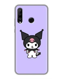 Чехол для Huawei P30 Lite / Nova 4e с картинкой «Kuromi — нежный фиолетовый» Чехол для Huawei P30 Lite / Nova 4e с картинкой «Kuromi — нежный фиолетовый»