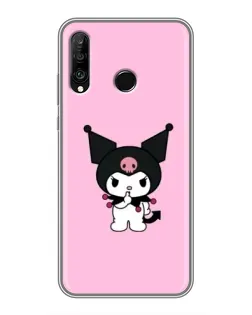 Чехол для Huawei P30 Lite / Nova 4e с картинкой «Kuromi — розовая нежность» Чехол для Huawei P30 Lite / Nova 4e с картинкой «Kuromi — розовая нежность»