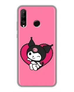 Чехол для Huawei P30 Lite / Nova 4e с картинкой «Kuromi — любовь в сердце» Чехол для Huawei P30 Lite / Nova 4e с картинкой «Kuromi — любовь в сердце»