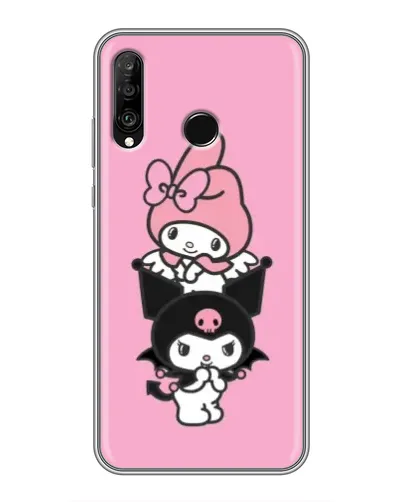 Чехол для Huawei P30 Lite / Nova 4e с картинкой «My Melody и Kuromi»
