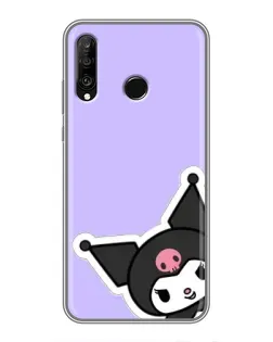 Чехол для Huawei P30 Lite / Nova 4e с картинкой «Забавная Kuromi» Чехол для Huawei P30 Lite / Nova 4e с картинкой «Забавная Kuromi»