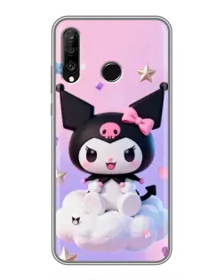 Чехол для Huawei P30 Lite / Nova 4e с картинкой «Куроми на облаке» Чехол для Huawei P30 Lite / Nova 4e с картинкой «Куроми на облаке»