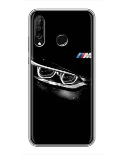 Чехол для Huawei P30 Lite / Nova 4e с картинкой «BMW — взгляд тигра»