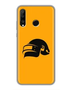 Чехол для Huawei P30 Lite / Nova 4e с картинкой «PUBG — золотой шлем»