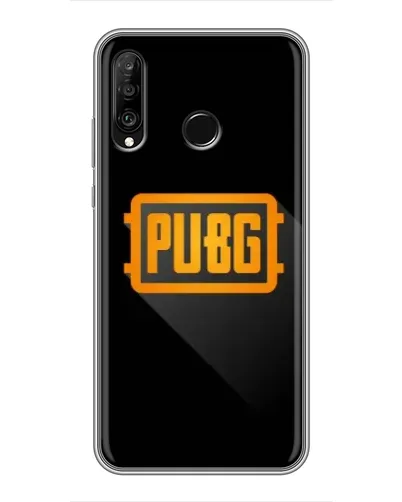 Чехол для Huawei P30 Lite / Nova 4e с картинкой «PUBG — рамка лого»