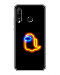 Чехол для Huawei P30 Lite / Nova 4e с картинкой «Among Us неоновое сияние» Чехол для Huawei P30 Lite / Nova 4e с картинкой «Among Us неоновое сияние»