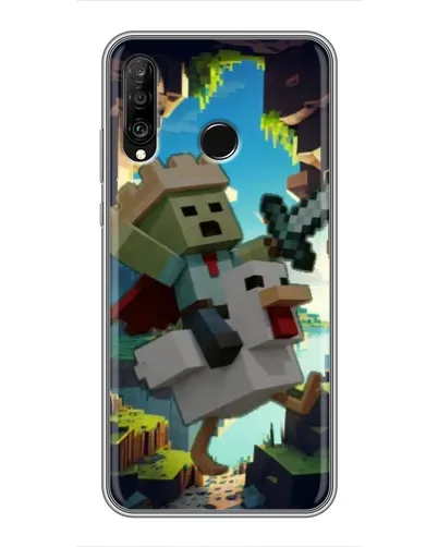 Чехол для Huawei P30 Lite / Nova 4e с картинкой «Стив и гусь»