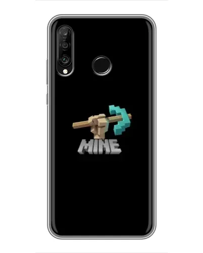 Чехол для Huawei P30 Lite / Nova 4e с картинкой «Алмазная кирка»