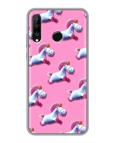 Чехол для Huawei P30 Lite / Nova 4e с картинкой «Единороги на розовом» Чехол для Huawei P30 Lite / Nova 4e с картинкой «Единороги на розовом»
