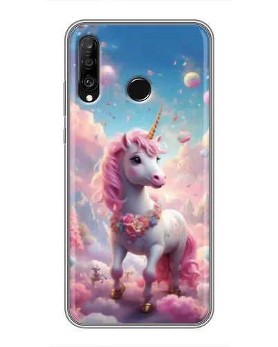 Чехол для Huawei P30 Lite / Nova 4e с картинкой «Единорог среди облаков» Чехол для Huawei P30 Lite / Nova 4e с картинкой «Единорог среди облаков»