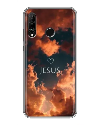 Чехол для Huawei P30 Lite / Nova 4e с картинкой «Сияние Имени Jesus»