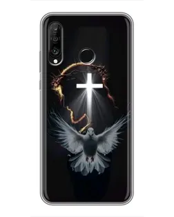 Чехол для Huawei P30 Lite / Nova 4e с картинкой «Голубь и Свет»