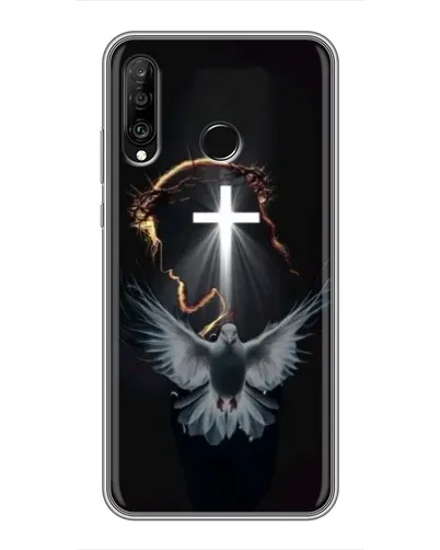 Чехол для Huawei P30 Lite / Nova 4e с картинкой «Голубь и Свет»