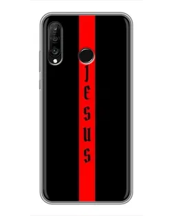 Чехол для Huawei P30 Lite / Nova 4e с картинкой «Красная линия веры»