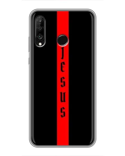 Чехол для Huawei P30 Lite / Nova 4e с картинкой «Красная линия веры»