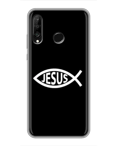 Чехол для Huawei P30 Lite / Nova 4e с картинкой «Классический Jesus»