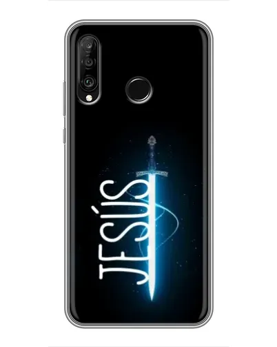 Чехол для Huawei P30 Lite / Nova 4e с картинкой «Меч Духа Jesus»