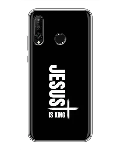 Чехол для Huawei P30 Lite / Nova 4e с картинкой «Вертикаль веры Jesus»
