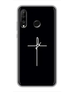 Чехол для Huawei P30 Lite / Nova 4e с картинкой «Тонкий крест»