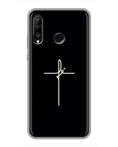 Чехол для Huawei P30 Lite / Nova 4e с картинкой «Тонкий крест» Чехол для Huawei P30 Lite / Nova 4e с картинкой «Тонкий крест»