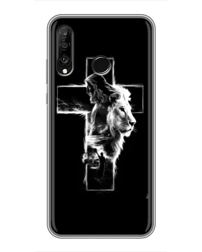 Чехол для Huawei P30 Lite / Nova 4e с картинкой «Сияющий крест Jesus» Чехол для Huawei P30 Lite / Nova 4e с картинкой «Сияющий крест Jesus»