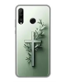 Чехол для Huawei P30 Lite / Nova 4e с картинкой «Оливковая ветвь»