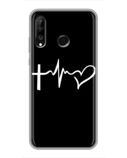 Чехол для Huawei P30 Lite / Nova 4e с картинкой «Пульс веры»