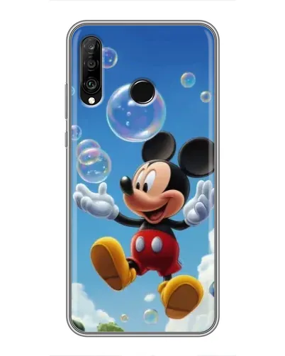 Чехол для Huawei P30 Lite / Nova 4e с картинкой «Mickey и мыльные пузыри» Чехол для Huawei P30 Lite / Nova 4e с картинкой «Mickey и мыльные пузыри»