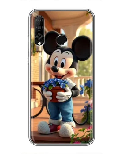 Чехол для Huawei P30 Lite / Nova 4e с картинкой «Микки садовод» Чехол для Huawei P30 Lite / Nova 4e с картинкой «Микки садовод»