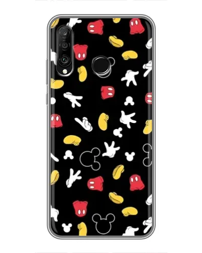 Чехол для Huawei P30 Lite / Nova 4e с картинкой «Графический принт лапок» Чехол для Huawei P30 Lite / Nova 4e с картинкой «Графический принт лапок»