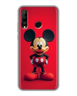 Чехол для Huawei P30 Lite / Nova 4e с картинкой «Mickey в полный рост»