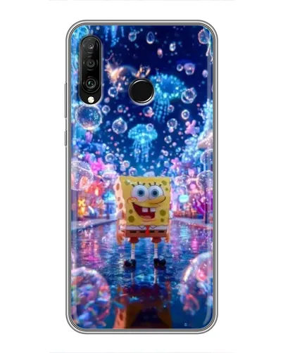 Чохол для Huawei P30 Lite / Nova 4e з картинкою «Неоновий океан»