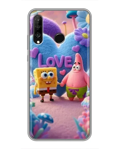 Чохол для Huawei P30 Lite / Nova 4e з картинкою «Губка Боб Патрік»