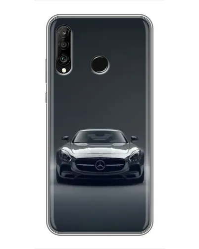 Чохол для Huawei P30 Lite / Nova 4e з картинкою «Mercedes на чорному» Чохол для Huawei P30 Lite / Nova 4e з картинкою «Mercedes на чорному»