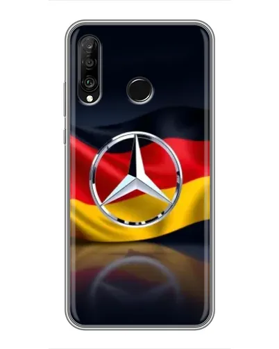 Чохол для Huawei P30 Lite / Nova 4e з картинкою «Mercedes — прапор Німеччини» Чохол для Huawei P30 Lite / Nova 4e з картинкою «Mercedes — прапор Німеччини»