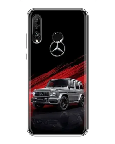 Чохол для Huawei P30 Lite / Nova 4e з картинкою «Mercedes G-Class червоний» Чохол для Huawei P30 Lite / Nova 4e з картинкою «Mercedes G-Class червоний»