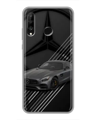 Чохол для Huawei P30 Lite / Nova 4e з картинкою «Mercedes AMG — графіка» Чохол для Huawei P30 Lite / Nova 4e з картинкою «Mercedes AMG — графіка»