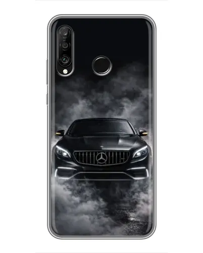 Чохол для Huawei P30 Lite / Nova 4e з картинкою «Mercedes у диму» Чохол для Huawei P30 Lite / Nova 4e з картинкою «Mercedes у диму»