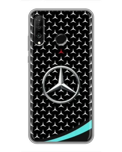 Чохол для Huawei P30 Lite / Nova 4e з картинкою «Mercedes — бірюзовий акцент» Чохол для Huawei P30 Lite / Nova 4e з картинкою «Mercedes — бірюзовий акцент»
