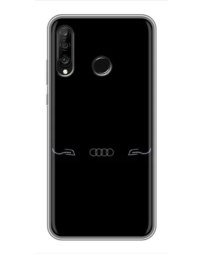 Чехол для Huawei P30 Lite / Nova 4e с картинкой «Audi — световой подпись»