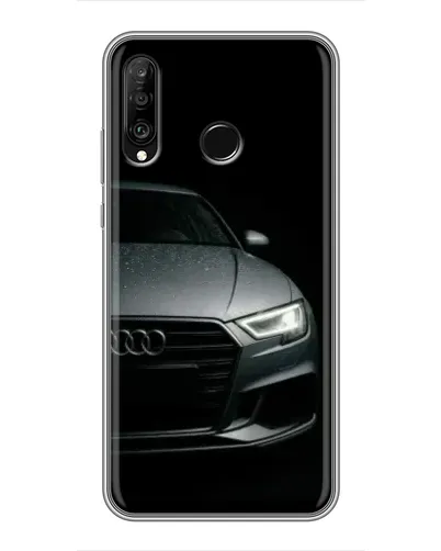 Чехол для Huawei P30 Lite / Nova 4e с картинкой «Audi — детализация кузова»