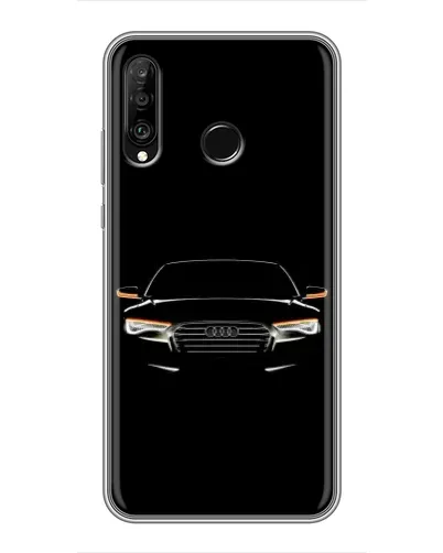 Чехол для Huawei P30 Lite / Nova 4e с картинкой «Audi — ночной контур»