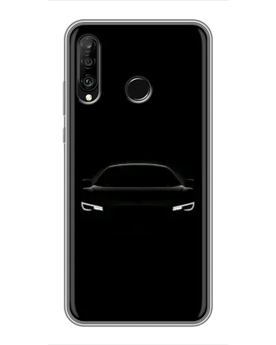 Чехол для Huawei P30 Lite / Nova 4e с картинкой «Взгляд Audi в темноте»