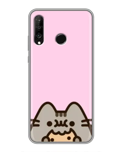 Чохол для Huawei P30 Lite / Nova 4e з картинкою «Pusheen та печиво» Чохол для Huawei P30 Lite / Nova 4e з картинкою «Pusheen та печиво»