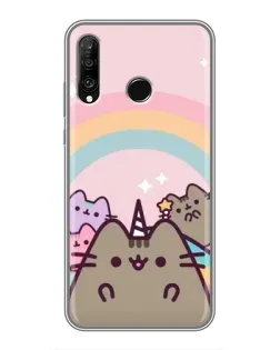 Чохол для Huawei P30 Lite / Nova 4e з картинкою «Єдиноріг Pusheen»