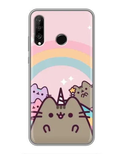 Чохол для Huawei P30 Lite / Nova 4e з картинкою «Єдиноріг Pusheen» Чохол для Huawei P30 Lite / Nova 4e з картинкою «Єдиноріг Pusheen»