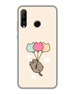 Чохол для Huawei P30 Lite / Nova 4e з картинкою «Пушин на кульках»